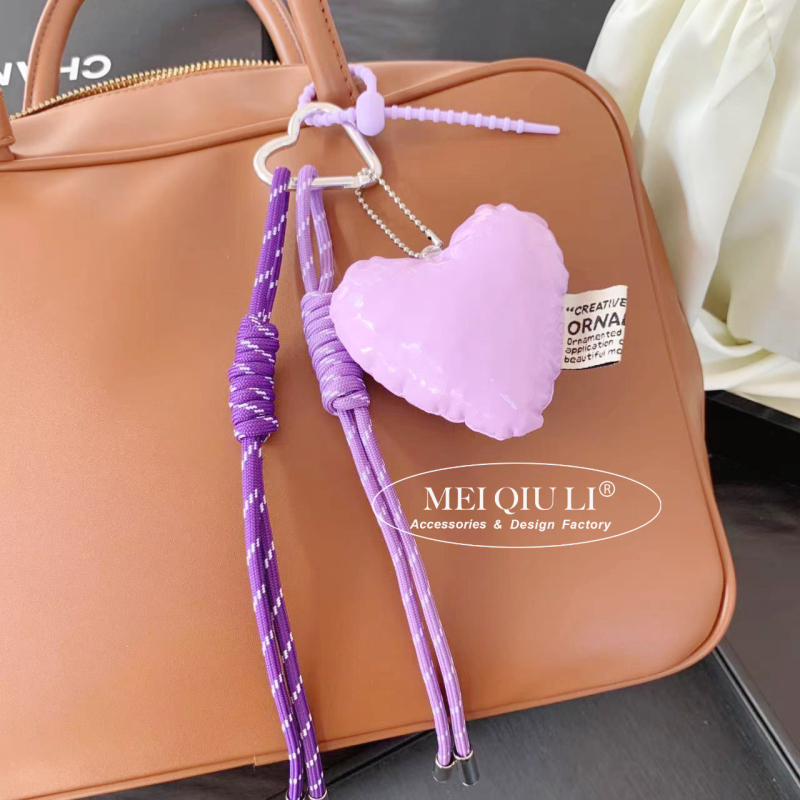 Ins Blogger azonos stílusú szőtt kötél táska medál Advanced Sense MIU nyakba akasztható kulcstartó medál táska medál