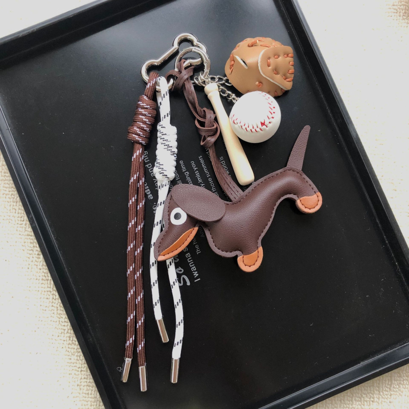 Ins Blogger azonos stílusú szőtt kötél táska medál Advanced Sense MIU nyakba akasztható kulcstartó medál táska medál