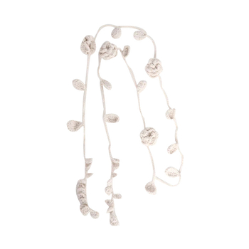 Fekete Rózsa Niche Kézzel Kötött Keskeny Hosszú Csíkos Női Y2K Niche Nyakkiegészítők Nyaklánc Lánc