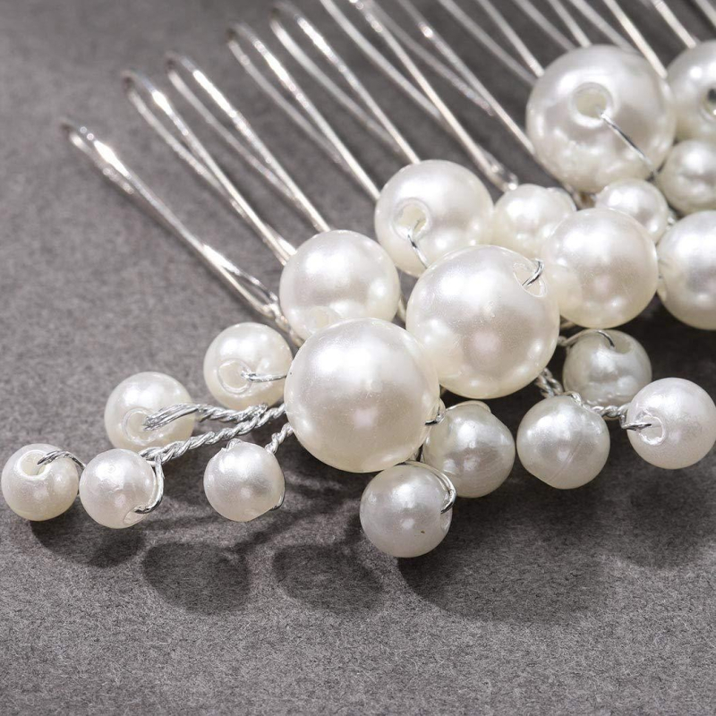 Vestuvių rankų darbo audinio verpalų gėlių lydinio cirkonio plaukų šukos galvos apdangalas vestuvių vakarėlio vakarėlio suknelės aksesuarai