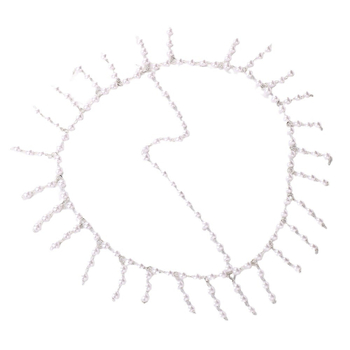 Διασυνοριακή άνοιξη νέα κορδέλα με μαργαριτάρια γυναικεία σούπερ νεράιδα φούντα κόμμωση υψηλής ποιότητας ιδιοσυγκρασία ευρωπαϊκά και αμερικανικά αξεσουάρ μεταμφίεσης