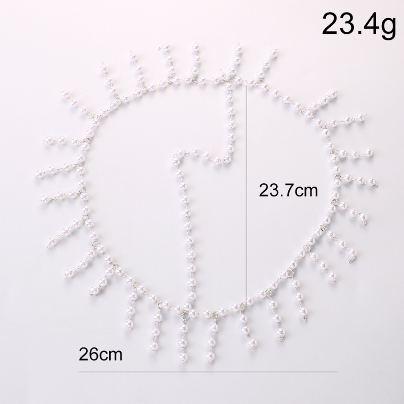 Határokon átnyúló tavaszi új gyöngyös fejpánt női szuper tündér bojtos fejdísz, kiváló minőségű temperamentumos európai és amerikai álarcosbál kiegészítők