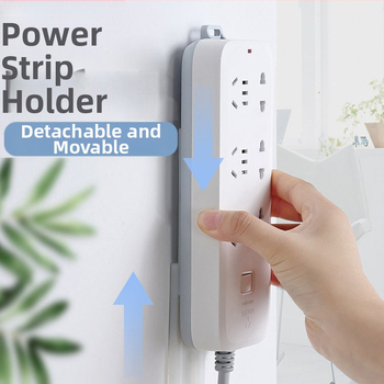 Dugaszolható tartó fali lyukasztásmentes aljzat tároló polc adatkábel kártya elektromos vezeték aljzat dugaszolható panel vonal