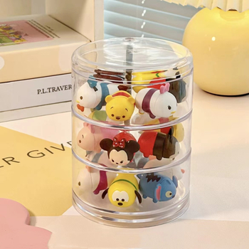 Περιστρεφόμενο χαριτωμένο κουτί προβολής τυφλού σιταριού, διαφανές ακρυλικό κουτί προβολής με φυσαλίδες, χειροποίητο ντουλάπι αποθήκευσης