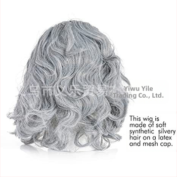 Айнщайн косплей стар професор перука половин скалп перука плешива перука трансгранична гореща разпродажба фабрични директни продажби