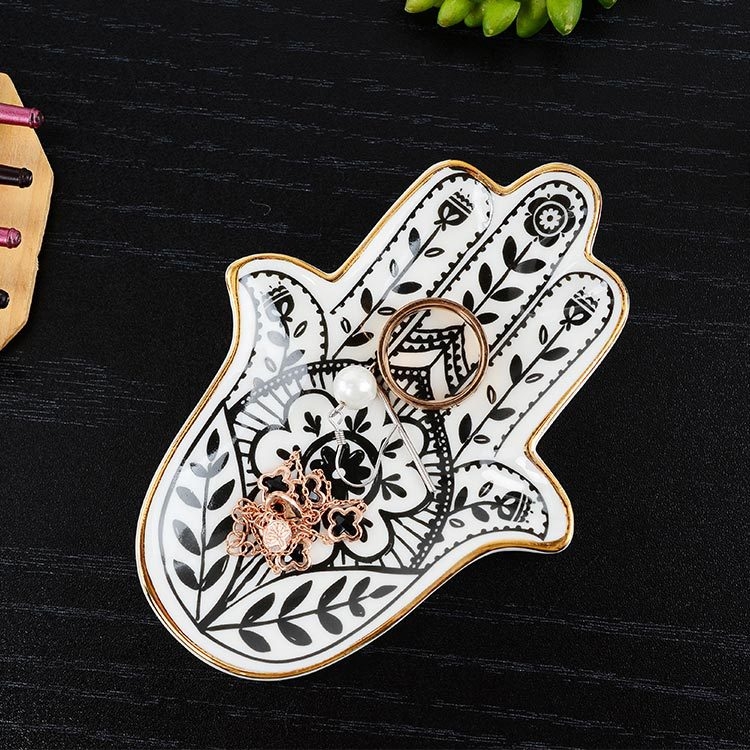 Tehase hulgimüük Põhjamaade mood loominguline peen keraamiline ehtetaldrik võtmekaelakee rõngasalus kodukaunistamiseks