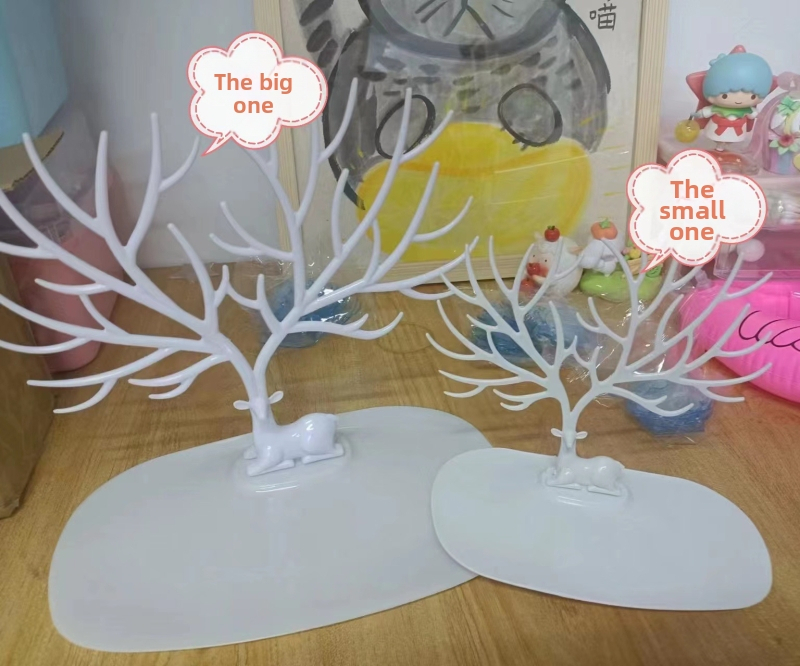 Határokon átnyúló szarvas ékszertartó agancs fa alakú fülbevalók nyaklánc kiállítási állvány szarvas agancs befejező akasztó kiállítás