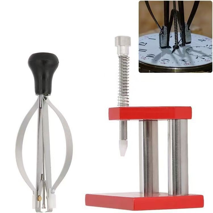 Kellaparandustööriist, mis sobib kellanõela laadimise masinale, vajutamise ja tõmbamise aeg, minutid ja sekundid, nõela laadimise masin, osuti nõela laadimise masin