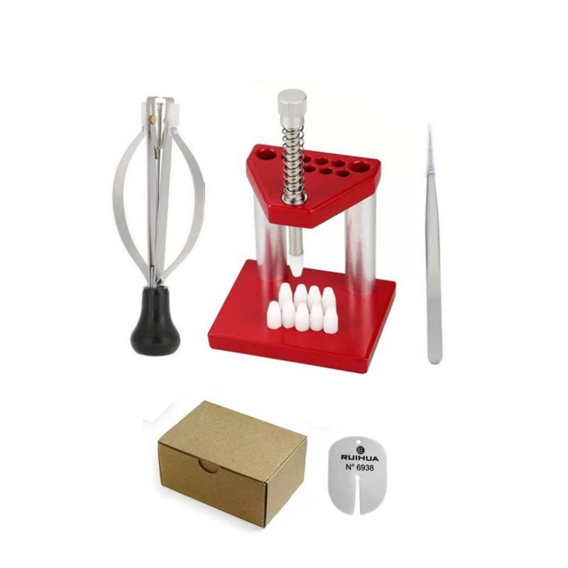 Kellaparandustööriist, mis sobib kellanõela laadimise masinale, vajutamise ja tõmbamise aeg, minutid ja sekundid, nõela laadimise masin, osuti nõela laadimise masin