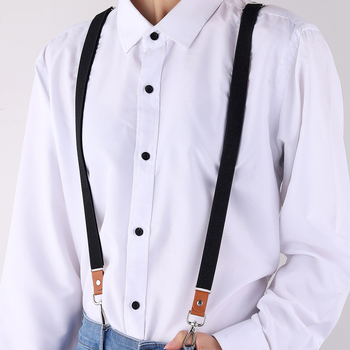 Uued meeste rihmadega moodsed täiskasvanutele mõeldud meeste ja naiste ühevärvilised rihmadega ülikonnapüksid, elastsed kolme klambriga traksid