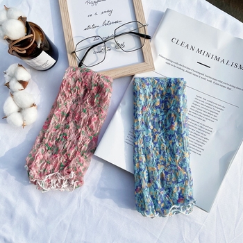 Väikesed lillelised pitsist varrukad naistele suvised päikesekaitsega käevarrukad, jäävarrukad, sõidukäekaitsed, jääsiidist käevarrukad, pikad kindad