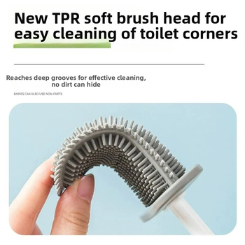 Βούρτσα τουαλέτας χωρίς γωνία, οικιακή τουαλέτα, επιτοίχια στολή, βούρτσα τουαλέτας, καθαρισμός συσκευών, βούρτσα τουαλέτας σιλικόνης