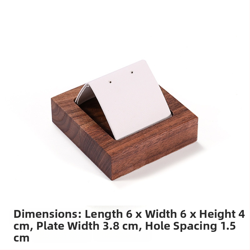 Dió ékszerállvány Retro egyszerű stílusú fülbevaló-kiállító állvány Ékszerpult Arany és ezüst fülbevalók Fülbevaló-kiállító kellékek