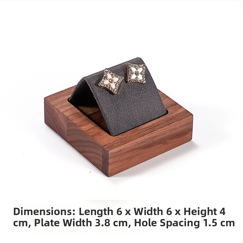 Dió ékszerállvány Retro egyszerű stílusú fülbevaló-kiállító állvány Ékszerpult Arany és ezüst fülbevalók Fülbevaló-kiállító kellékek