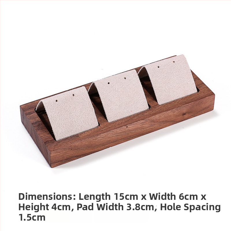 Dió ékszerállvány Retro egyszerű stílusú fülbevaló-kiállító állvány Ékszerpult Arany és ezüst fülbevalók Fülbevaló-kiállító kellékek