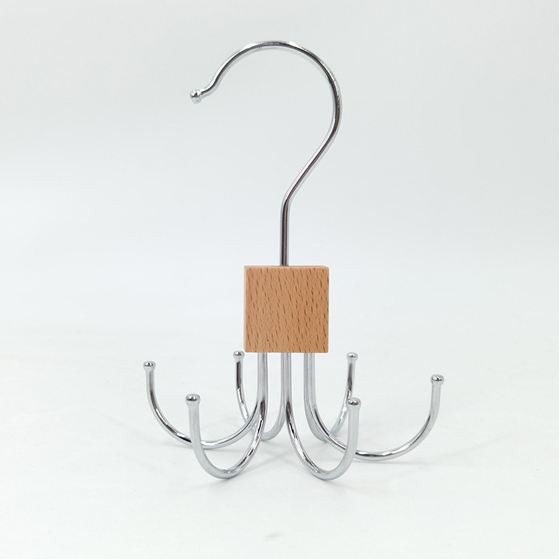 Kreatív hatkarmos akasztó, 360°-ban forgó akasztó, többcélú tároló, csúszásmentes fehérnemű heveder, nagykereskedelem