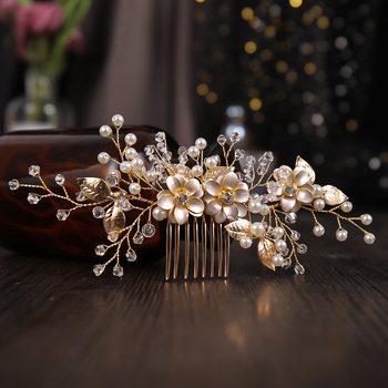 Rahvuslikus stiilis pruudi peakate, kamm, uus chinoiserie stiilis, käsitsi kootud, pärlitega kaunistatud teemantlilledega juuksekamm, luksuslikud aksessuaarid