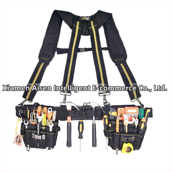 Üle piiri asetsev X-kujuline riputatav tööriistakott, vöökott, raskust kandev multifunktsionaalne tööriistarakmed, tööriistariputid