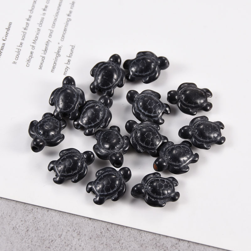 Teknős természetes kő gyöngyök