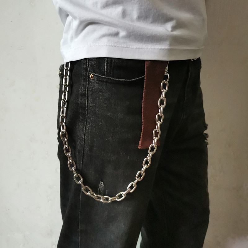 Fém nadráglánc, személyre szabott deréklánc, punk, hip-hop, rock, európai és amerikai, népszerű éjszakai klub gyűrű, öv kiegészítők, punk stílus