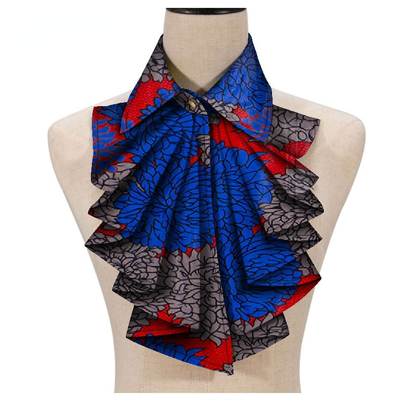 Moodne Aafrika trükisega Ankara naiste kraega lilleline Aafrika kolmnurkne Ankara kikilips Aafrika ühes tükis lips otse saatmisega