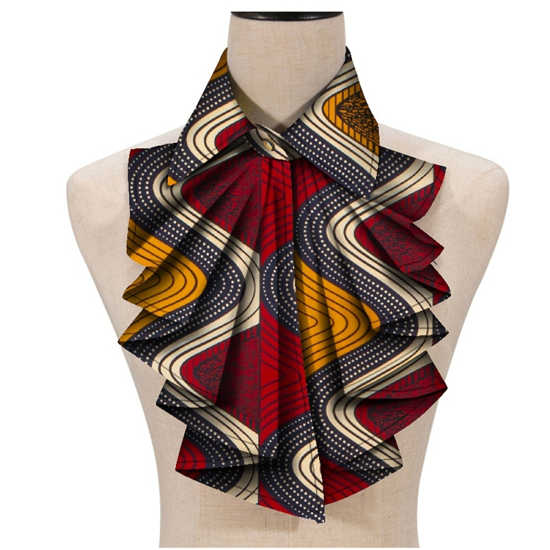 Moodne Aafrika trükisega Ankara naiste kraega lilleline Aafrika kolmnurkne Ankara kikilips Aafrika ühes tükis lips otse saatmisega