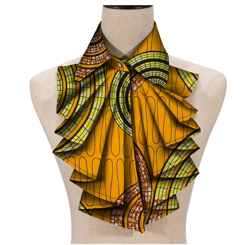 Moodne Aafrika trükisega Ankara naiste kraega lilleline Aafrika kolmnurkne Ankara kikilips Aafrika ühes tükis lips otse saatmisega