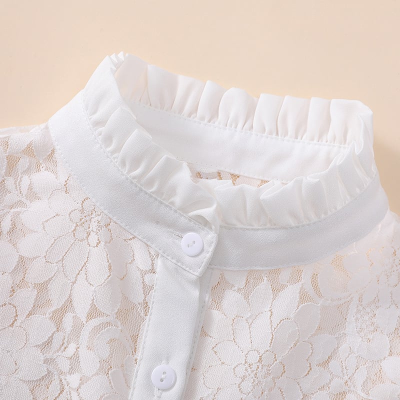 Toamna și iarna nou decupat dantelă guler fals fete stand guler vestă guler fals pulover guler decorativ