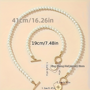 Brățară cu stele și perle, trend transfrontalier în Europa și Statele Unite, colier, costum de nișă feminină, lanț de claviculă de lux, en-gros