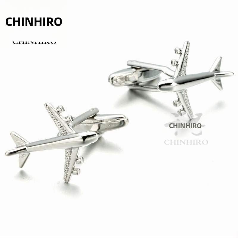 Pánske manžetové gombíky v tvare lietadla na mieru, luxusné francúzske košeľové manžetové gombíky na dámske jednoduché gombíky na mieru