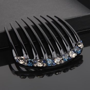 Strasszos fésű 2022 új hajvasaló fejdísz, hajcsat a fej hátsó részén, könnyű luxus frufru, hajfésű, hajkiegészítők kártya gyerekeknek