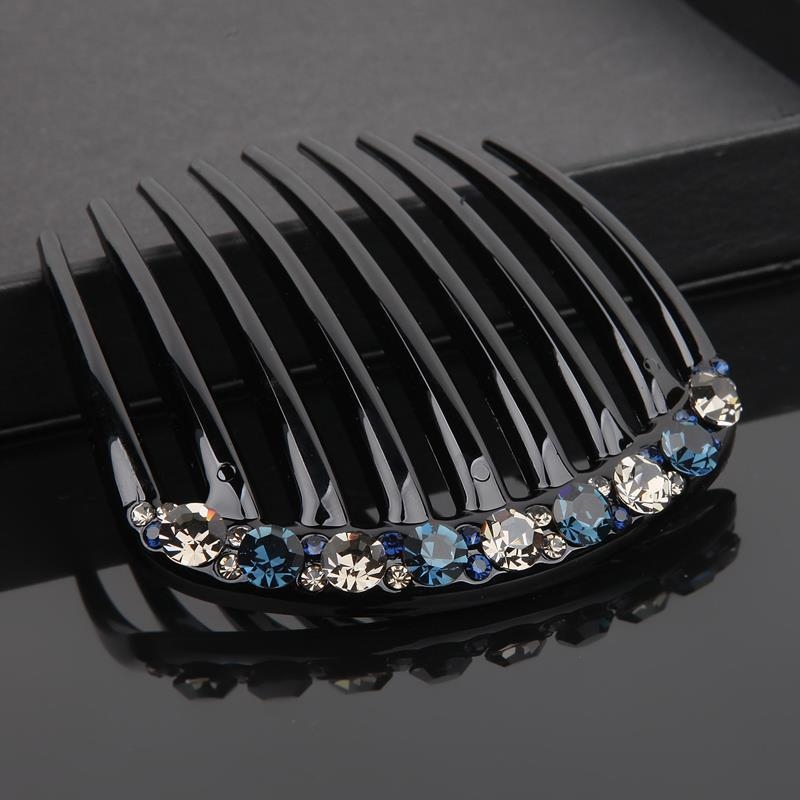 Strasszos fésű 2022 új hajvasaló fejdísz, hajcsat a fej hátsó részén, könnyű luxus frufru, hajfésű, hajkiegészítők kártya gyerekeknek