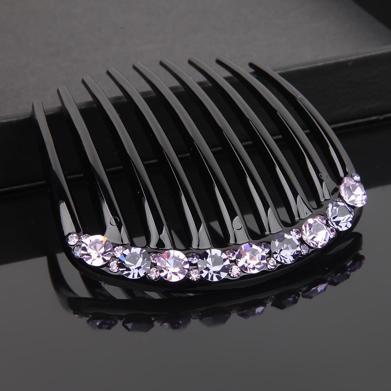 Strasszos fésű 2022 új hajvasaló fejdísz, hajcsat a fej hátsó részén, könnyű luxus frufru, hajfésű, hajkiegészítők kártya gyerekeknek