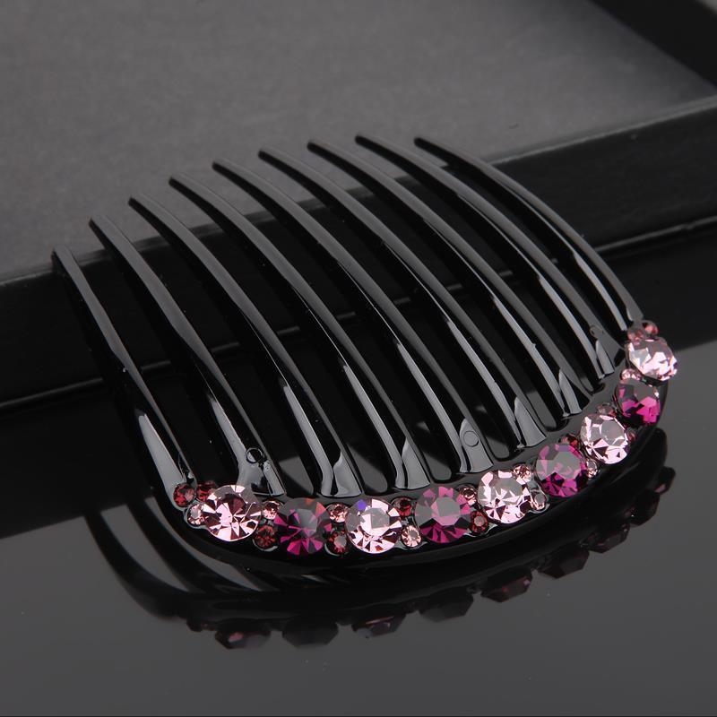 Strasszos fésű 2022 új hajvasaló fejdísz, hajcsat a fej hátsó részén, könnyű luxus frufru, hajfésű, hajkiegészítők kártya gyerekeknek