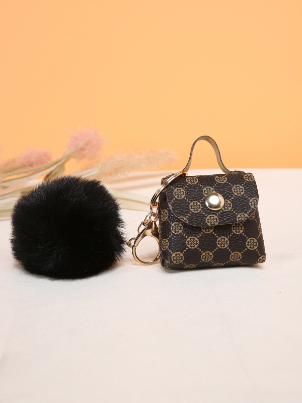 Ins Internet Celebrity Fur Ball Keyring Tote Висящи украшения за чанта Висяща висулка Мини малка чанта Багаж Аксесоари Аксесоари