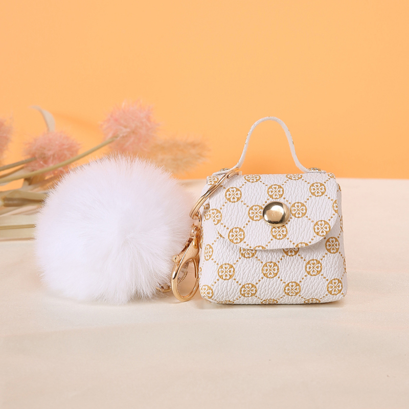 „Ins Internet“ įžymybių kailinių kamuoliukų raktų pakabuko krepšys, pakabinamas papuošalų krepšys, pakabinamas pakabukas, mažas krepšys, bagažo priedai, aksesuarai