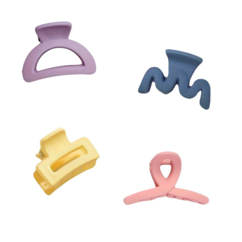 Új, cukorka színű, kis méretű, fogócsatos, matt téglalap alakú, cápacsatos, frufruval, összetört hajtűvel, mini hajtűvel ellátott női fejfedő