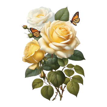 Προσφορά Νέας CH82031 Αυτοκόλλητα Τοίχου Κίτρινο Τριαντάφυλλο Αυτοκόλλητα Τοίχου Αυτοκόλλητα Διασυνοριακών Αυτοκόλλητων Αφαιρούμενα Αυτοκόλλητα Τοίχου για Μαλλιά