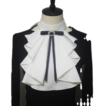 Lolita Lolita Pearl σιφόν κολάρο σαλιάρα μπορεί να ταιριάζει με πουκάμισο ψεύτικο κολάρο σκηνής απόδοσης