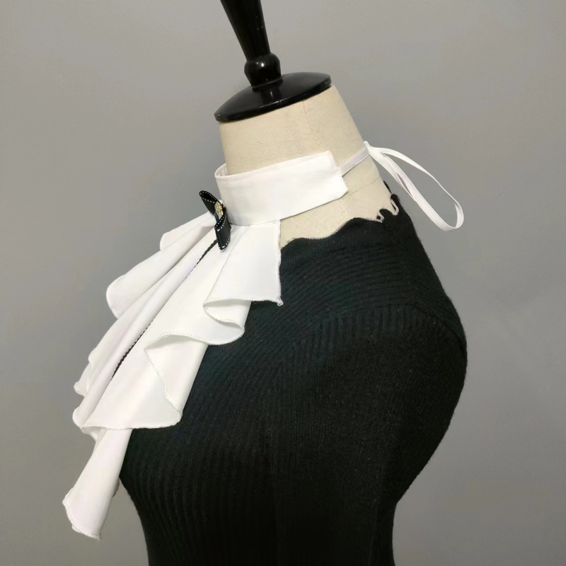 lolita lolita gyöngy sifon galléros előke, ami passzolhat az inghez, hamis galléros színpadi előadás