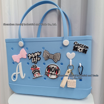 Διασυνοριακά Δημοφιλή Αξεσουάρ Bog για Παπούτσια, Τσάντα Λουλουδιών, Χαριτωμένα Διακοσμητικά Αξεσουάρ, Τσάντα Παραλίας, Κρεμαστή Τσάντα, Αγκράφα