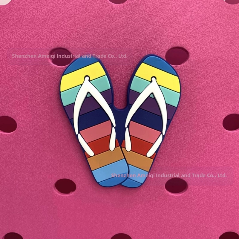 Accesorii populare transfrontaliere pentru plajă, geantă cu gaură de flori, accesorii decorative drăguțe, geantă cu gaură de plajă, cataramă de geantă cu pandantiv