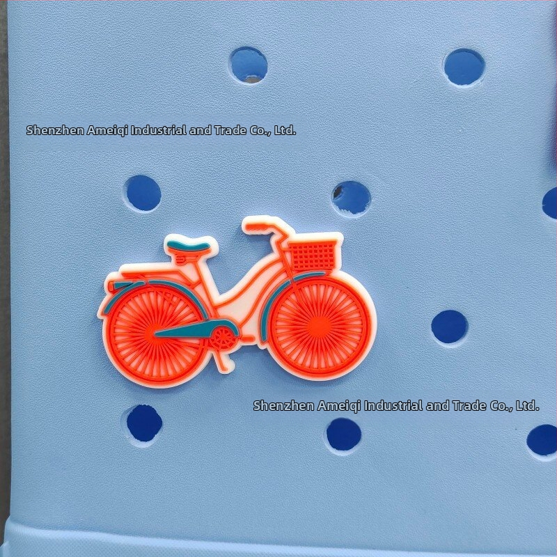 Accesorii populare transfrontaliere pentru plajă, geantă cu gaură de flori, accesorii decorative drăguțe, geantă cu gaură de plajă, cataramă de geantă cu pandantiv