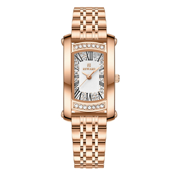 Γυναικείο τετράγωνο ρολόι χαλαζία Reward, πολυτελές, μοντέρνο, εξαιρετικό αδιάβροχο ρολόι, διασυνοριακό, με τις καλύτερες πωλήσεις γυναικείο ρολόι