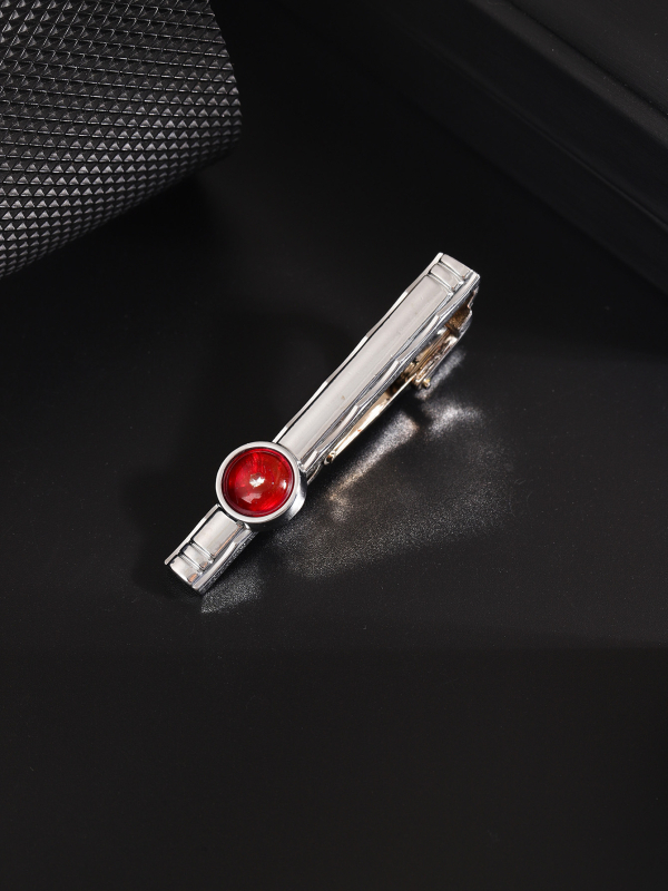 Uus piiriülene ja populaarne meeste pidulik rõivas, kerge luksuslik lipsuklamber teemantvärvi ärimoe isikupärastatud kulla ja hõbedaga