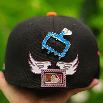 Új kalaptűk, mexikói fém New Age rajzfilmfiguratűk, vintage dekoratív kalapszárnyak, fém jelvények