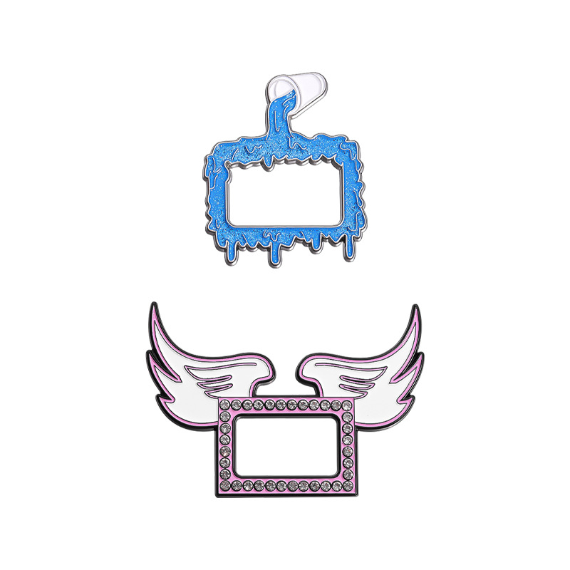 Új kalaptűk, mexikói fém New Age rajzfilmfiguratűk, vintage dekoratív kalapszárnyak, fém jelvények