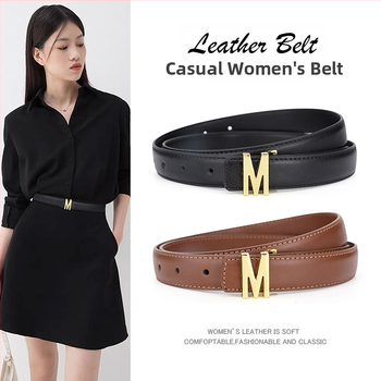 Női öv, valódi bőrből, mindenféle egyezéssel, csúcskategóriás, Sense öv, tiszta marhabőrből, egyszerű betűs, divatos, dekoratív fekete farmeröv