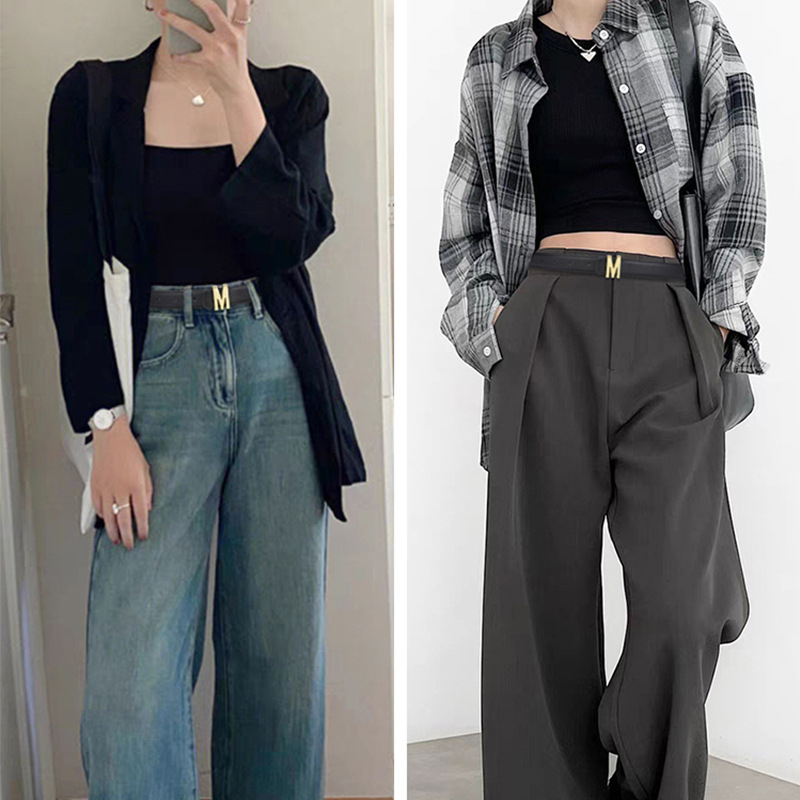 Női öv, valódi bőrből, mindenféle egyezéssel, csúcskategóriás, Sense öv, tiszta marhabőrből, egyszerű betűs, divatos, dekoratív fekete farmeröv