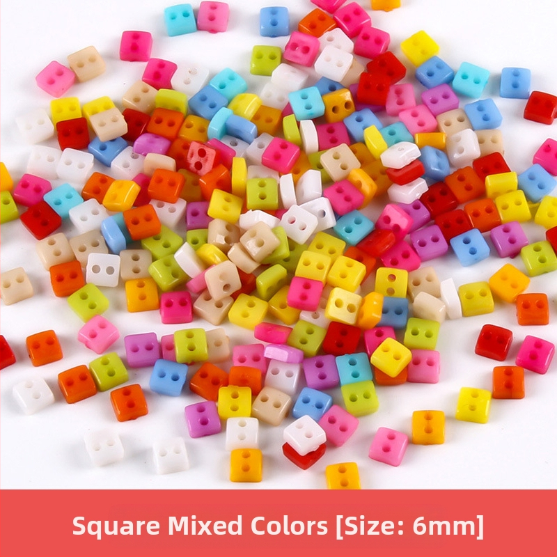 Plastikust väike nööp, miniatuurne värviline käsitööna valminud isetehtud joonistusnööp, ploomiõie nööp, virsikukujuline süda, viieharuline täht, väike nööp 6 mm